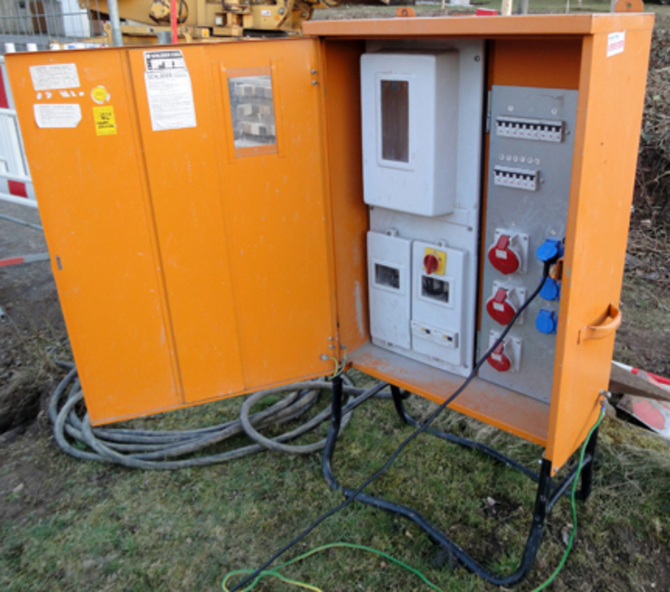 Baustromkasten bei Elektrotechnik Jahn in Bad Lausick